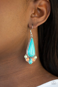Earrings Fish Hook,Multi-Colored,Turquoise,Rural Recluse Multi ✧ Earrings