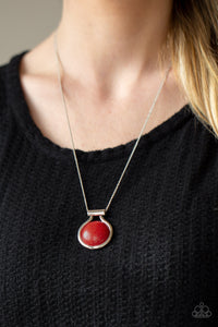 Necklace Long,Red,Patagonian Paradise Red ✨ Necklace