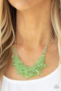 Green,Necklace Short,Let The Festivities Begin Green ✨ Necklace