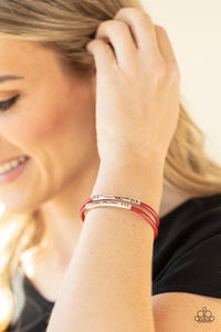 Bracelet Magnetic,Red,What a WANDER-ful World Red ✧ Magnetic Bracelet