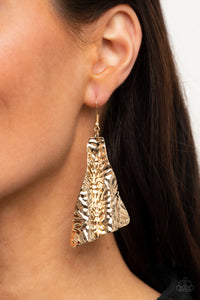 Earrings Fish Hook,Gold,How FLARE You! Gold ✧ Earrings