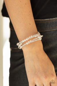 Bracelet Coil,White,Hollywood Hospitality White  ✧ Bracelet
