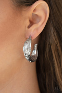 Earrings Hoop,Silver,Curves In All The Right Places Silver ✧ Hoop Earrings