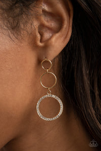 Earrings Post,Gold,Rule-Breaking Radiance Gold ✧ Post Earrings