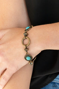 Bracelet Clasp,Brass,Turquoise,Musical Mountains Brass ✧ Bracelet