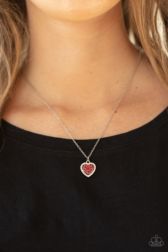 My Heart Goes Out To You Red ✨ Necklace Short