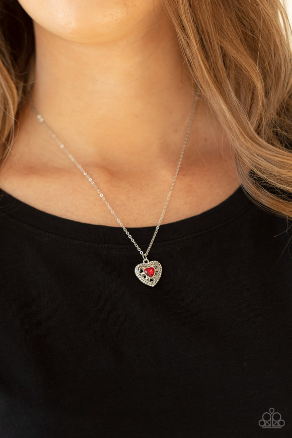 Treasures of the Heart Red ✧ Necklace Short