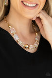 Iridescently Ice Queen Gold ✨ Necklace Short