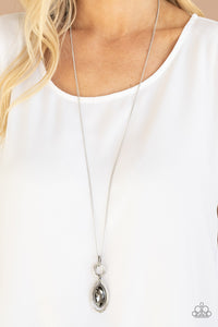 Necklace Long,Silver,Glamorously Glaring Silver ✨ Necklace