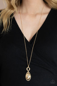 Gold,Necklace Long,Glamorously Glaring Gold ✨ Necklace