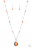 Go Tell It On The MESA Orange ✨ Necklace Long