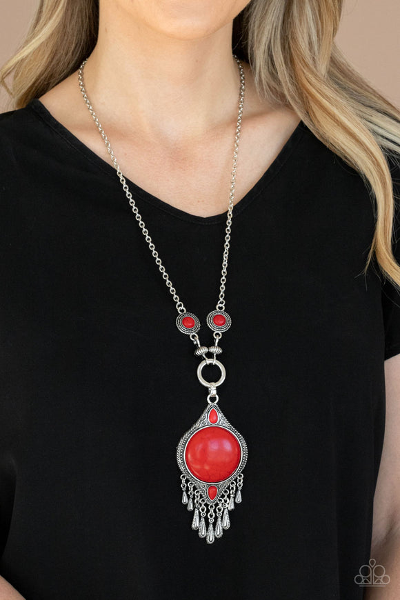 Majestic Mountaineer Red ✨ Necklace Long