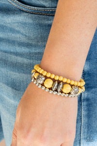 Bracelet Stretchy,Yellow,Desert Blossom Yellow  ✧ Bracelet