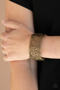 Bracelet Stretchy,Brass,Verdantly Vintage Brass ✧ Bracelet