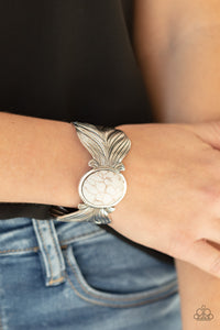 Bracelet Cuff,White,Born to Soar White  ✧ Bracelet