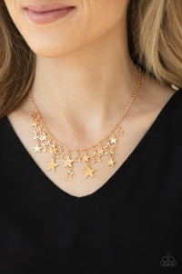 4thofJuly,Gold,Necklace Short,Stellar Stardom Gold ✧ Necklace