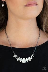 Black,Gunmetal,Necklace Short,Bride-to-BEAM Black ✧ Necklace