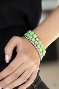 Bracelet Stretchy,Green,Desert Verbena Green  ✧ Bracelet