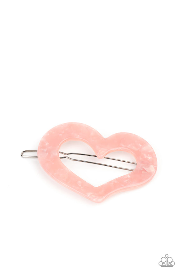HEART Not to Love Pink ✧ Iridescent Barrette Barrette Hair Accessory