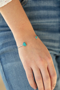 Blue,Bracelet Cuff,Turquoise,Romantically Rustic Blue ✧ Bracelet