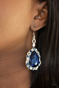 Blue,Earrings Fish Hook,Royal Recognition Blue ✧ Earrings