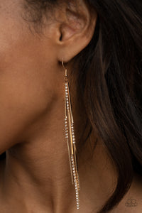 Earrings Fish Hook,Gold,Dainty Dynamism Gold ✧ Earrings