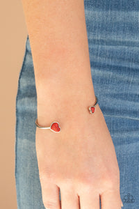 Bracelet Cuff,Red,Romantically Rustic Red ✧ Bracelet