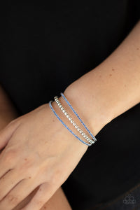 Blue,Bracelet Cuff,High-End Eye Candy Blue  ✧ Bracelet
