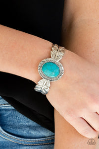 Blue,Bracelet Cuff,Turquoise,Western Wings Blue ✧ Bracelet