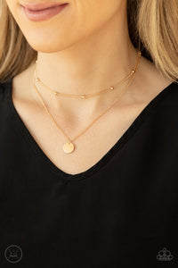 Gold,Necklace Choker,Necklace Short,Modestly Minimalist Gold ✧ Choker Necklace
