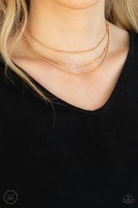 Gold,Necklace Choker,Necklace Short,Subtly Stunning Gold ✧ Choker Necklace