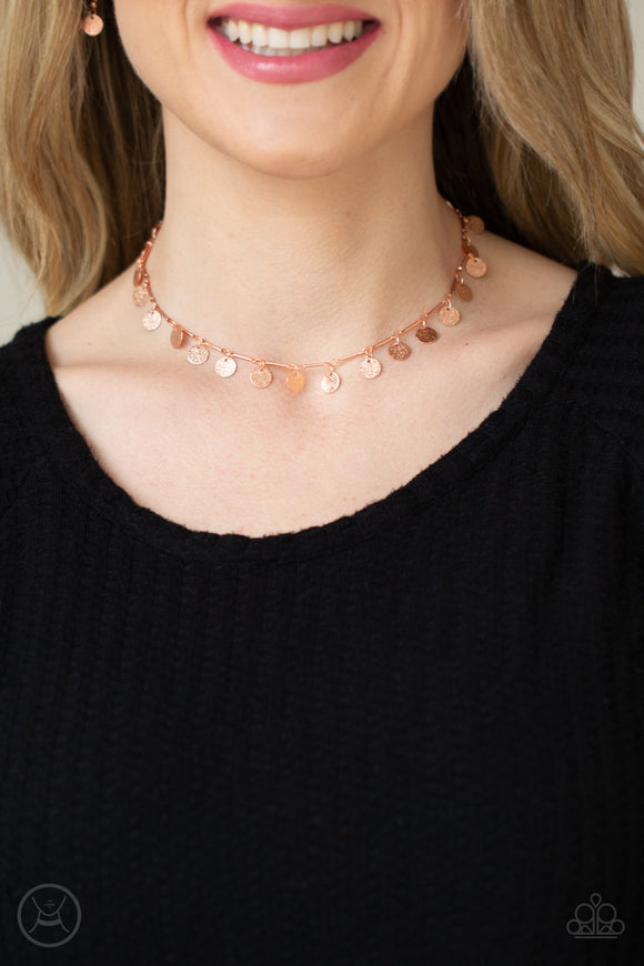 Musically Minimalist Copper ✧ Choker Necklace Choker Necklace