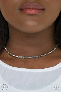 Necklace Choker,Necklace Short,Silver,Space Odyssey Silver ✧ Choker Necklace