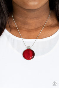 Necklace Short,Red,Look Into My Aura Red ✨ Necklace