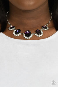 Necklace Short,Purple,The Queen Demands It Purple ✨ Necklace