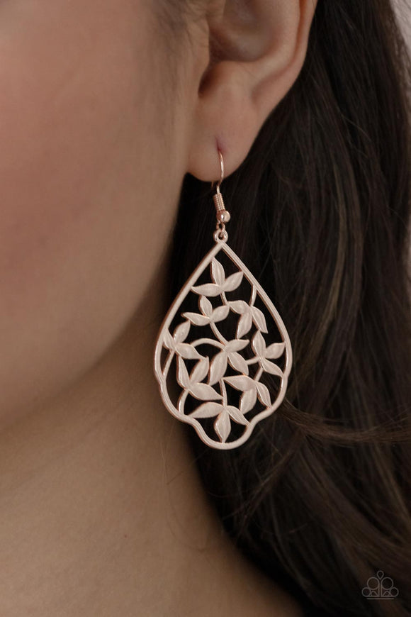 Taj Mahal Gardens Rose Gold ✧ Earrings Earrings