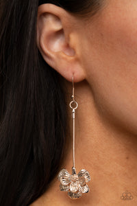 Earrings Fish Hook,Rose Gold,Opulently Orchid Rose Gold ✧ Earrings