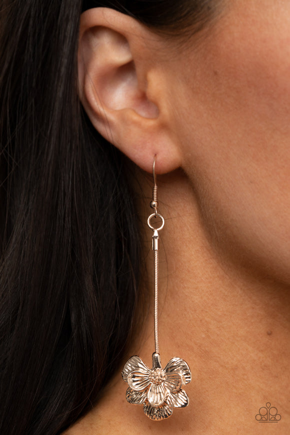 Opulently Orchid Rose Gold ✧ Earrings Earrings