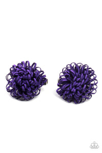 Flower Clip,Purple,Pretty in Posy Purple ✧ Flower Hair Clip