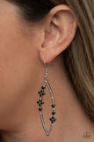 Flowery Finesse Black ✧ Earrings Earrings