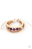 Natural-Born Navigator Purple ✧ Cork Urban Bracelet Urban Bracelet