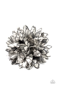 Black,Blossom Clip,White,Vanguard Gardens Black ✧ Blossom Hair Clip