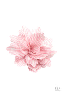 Blossom Clip,Light Pink,Pink,Plaid Prairies Pink ✧ Blossom Hair Clip