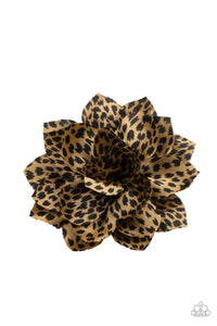 Animal Print,Black,Blossom Clip,Brown,Multi-Colored,Deep In The Jungle Multi ✧ Blossom Hair Clip