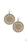 Make A MANDALA Out Of You Brass ✧ Earrings Earrings