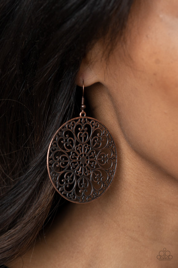 Make A MANDALA Out Of You Copper ✧ Earrings Earrings