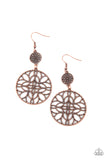 Mandala Eden Copper ✧ Earrings Earrings