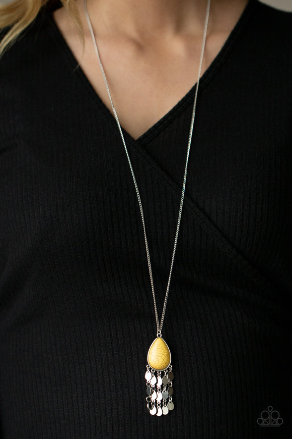 Musically Mojave Yellow ✨ Necklace Long