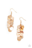 Hear Me Shimmer Gold ✧ Sequin Earrings Earrings