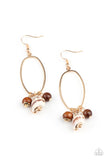 Golden Grotto Brown ✧ Earrings Earrings